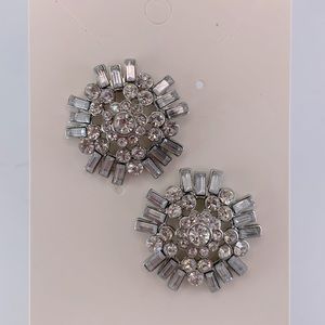 🧡 Vintage style Glass Rhinestone Earrings🧡